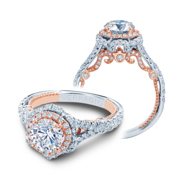 Verragio 18 Karat Insignia 7088R 2WR Engagement Ring TQ Diamonds