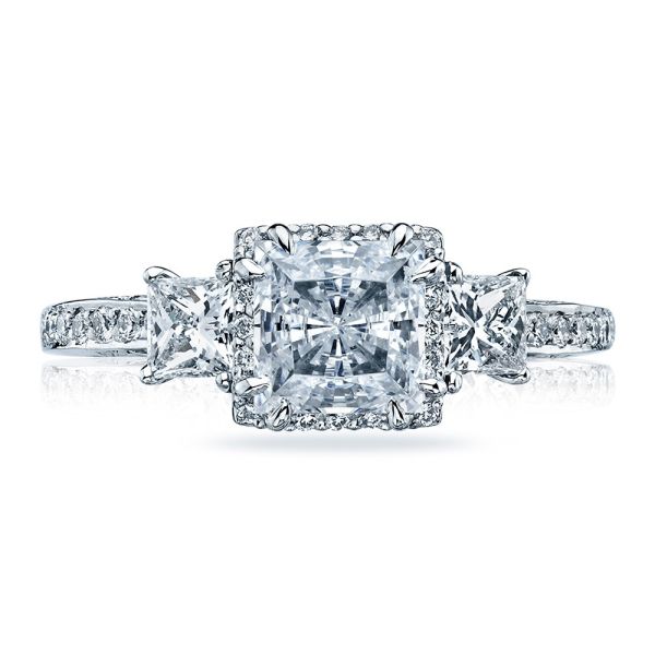 Tacori 18 Karat Dantela Engagement Ring 2622PRLGP | TQ Diamonds