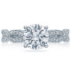 HT2528RD75 Platinum Tacori Ribbon Engagement Ring