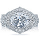 Tacori RoyalT HT2611OV11X9 platinum diamond engagement ring with oval center stone