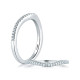 A.JAFFE Seasons of Love Collection Classic Platinum Diamond Wedding Ring MR1556 / 15