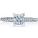 2576SMPR55 Platinum Simply Tacori Engagement Ring