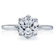 Tacori Platinum Solitaire Engagement Ring 2503RD75