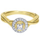 Gabriel 14 Karat Contemporary Engagement Ring ER98441Y44JJ