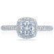 HT2547PR6 Platinum Tacori Classic Crescent Engagement Ring