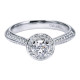 Gabriel 14 Karat Victorian Engagement Ring ER94271W44JJ