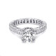 Tacori Platinum Crescent Engagement Ring HT2326SMSOL12X