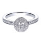 Gabriel 14 Karat Victorian Engagement Ring ER96073W44JJ