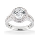 Taryn Collection Platinum Diamond Engagement Ring TQD 7768