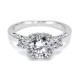 Tacori 18 Karat Dantela Engagement Ring 2623RDLG