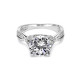 Tacori 18 Karat Crescent Silhouette Engagement Ring 2565MDRD7.5
