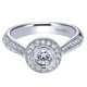 Gabriel 14 Karat Victorian Engagement Ring ER94037W44JJ