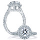 A.JAFFE 18 Karat Classic Engagement Ring ME1866Q