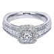 Gabriel 14 Karat Victorian Engagement Ring ER95974W44JJ