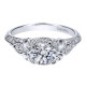 Gabriel 14 Karat Victorian Engagement Ring ER911865R0W44JJ