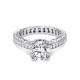 Tacori 18 Karat Crescent Engagement Ring HT2326SMSOL