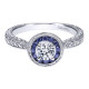 Gabriel 14 Karat Victorian Engagement Ring ER911587R0W44SA