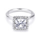 Tacori Platinum Solitaire Engagement Ring 2502PR4.5