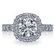 38-3CU75 Platinum Tacori Blooming Beauties Engagement Ring