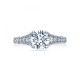 Tacori 18 Karat Crescent Engagement Ring HT2510712X