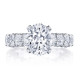 HT2665OV10X8 Platinum Tacori Classic Crescent Engagement Ring