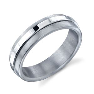 273734 Christian Bauer Platinum & 18 Karat Wedding Ring / Band