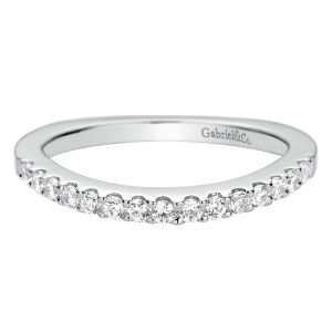 Gabriel 14 Karat Contemporary Wedding Band WB9242W44JJ