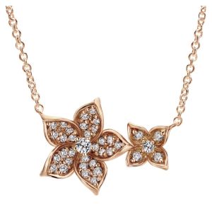 Gabriel Fashion 14 Karat Floral Necklace NK4871K45JJ