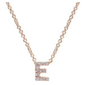 Gabriel Fashion 14 Karat Initial Initial Necklace NK4577E-K45JJ
