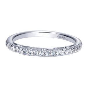 Gabriel 14 Karat Contemporary Wedding Band WB8580W44JJ