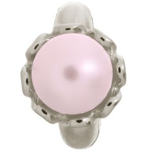 Endless Jewelry Rose Pearl Flower Sterling Silver Charm 41250-4