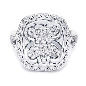 Tacori Diamond Ring Platinum Fine Jewelry FR808M