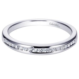 Gabriel 14 Karat Contemporary Wedding Band WB7893W44JJ