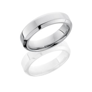 Lashbrook 14KW6HB POLISH Precious Metal Wedding Ring or Band