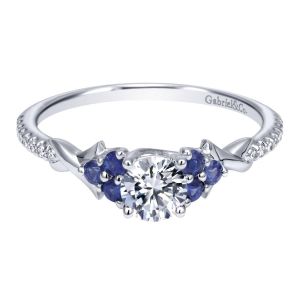 Gabriel 14 Karat Contemporary Engagement Ring ER911960R0W44SA