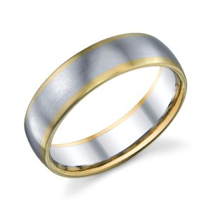 273346 Christian Bauer Platinum & 18 Karat Wedding Ring / Band