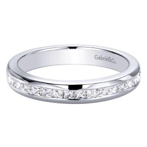 Gabriel 14 Karat Contemporary Wedding Band WB9543W44JJ