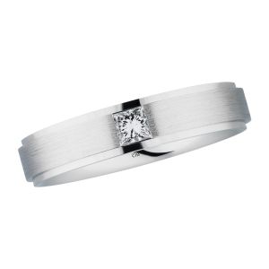 241715 Christian Bauer 14 Karat Diamond Wedding Ring / Band
