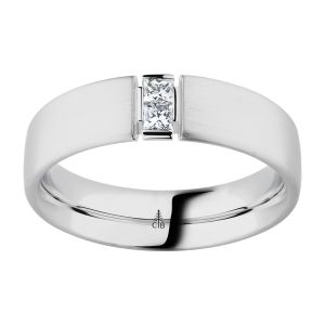 241716 Christian Bauer 14 Karat Diamond Wedding Ring / Band