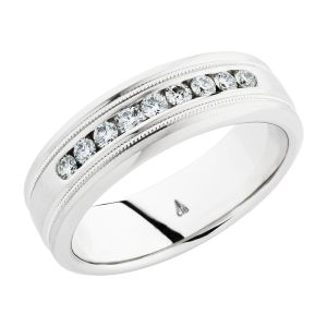 245451 Christian Bauer Platinum Diamond Wedding Ring / Band