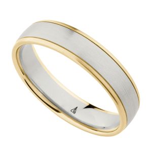 274166 Christian Bauer 14K Two-Tone Wedding Ring / Band