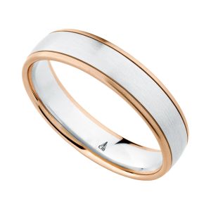 274166 Christian Bauer Platinum & 18K Wedding Ring / Band