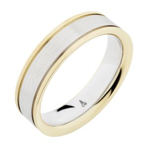 274374 Christian Bauer Platinum & 18 Karat Wedding Ring / Band