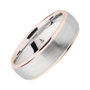 274535 Christian Bauer 18 Karat Two-Tone Wedding Ring / Band
