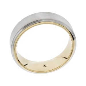 274736 Christian Bauer Platinum & 18 Karat Wedding Ring / Band