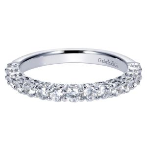 Gabriel 14 Karat Contemporary Wedding Band WB8746W44JJ