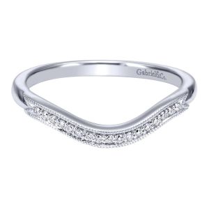 Gabriel 14 Karat Contemporary Wedding Band WB911899R0W44JJ