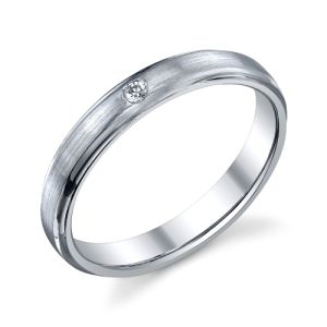 241308 Christian Bauer 14 Karat Diamond  Wedding Ring / Band