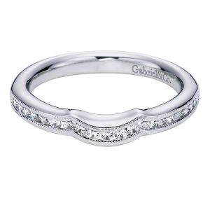 Gabriel 14 Karat Victorian Wedding Band WB5956W44JJ