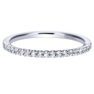 Gabriel 14 Karat Contemporary Wedding Band WB8029W44JJ